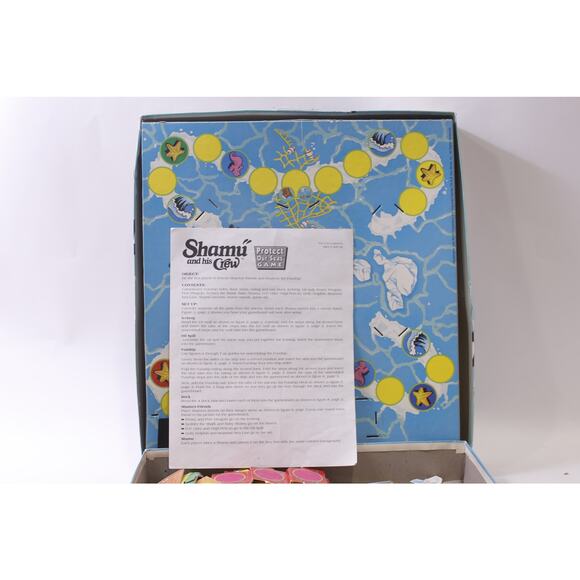 Sea World, Shamu and his Crew, Protect Our Seas, Game, Pressman, ~ 251114-WH F-1 - Picture 2 of 3